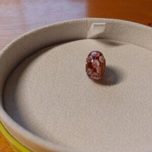 CHARM Individuality Pink & White Flower Charm